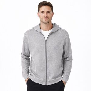 Patrick James Hoodie Size Large Gray West Coast Classic Full‎ Zip